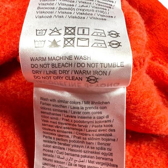 Jacqueline de Yong Sweatshirt Unstoppable Red Long Sleeve Crewneck Women's Small - Picture 8 of 12